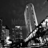 Nationwide Insurance Campus Downtown Columbus Black and White Square Nationwide Insurance Campus Downtown Columbus black and white