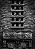 Ohio Central Station West Broad Street Black and White Vertical Ohio Central Station West Broad Street black and white