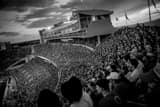 Ohio Stadium Press Box Black and White Horizontal Ohio Stadium Press Box black and white