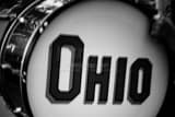 Ohio State Marching Band Drum Black and White Horizontal Ohio State Marching Band Drum black and white