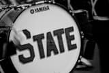 Ohio State Marching Band Drum Black and White Horizontal Ohio State Marching Band Drum black and white