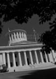 Ohio Statehouse Lawn Black and White Vertical Ohio Statehouse Lawn black and white