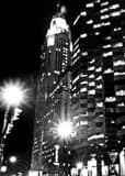 One Columbus Building Broad High Black and White Vertical One Columbus Building Broad High black and white