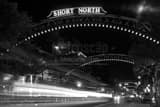 Short North Arches Over North High Street Black and White Horizontal Short North Arches Over North High Street black and white