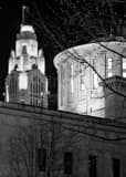 Statehouse Rotunda Top Leveque Tower Black and White Vertical Statehouse Rotunda Top Leveque Tower black and white