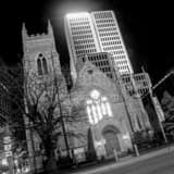 Trinity Episcopal Church Third Broad Black and White Square Trinity Episcopal Church Third Broad black and white
