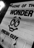 Wonder Fresh Guy Black and White Vertical Wonder Fresh Guy black and white