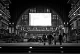 American Airlines Center Black and White Horizontal American Airlines Center black and white