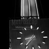 Clock Face On The Merc Black and White Square Clock Face On The Merc black and white