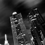 Comerica Building Black and White Square Comerica Building black and white