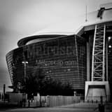 Cowboys Stadium Black and White Square Cowboys Stadium black and white
