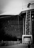 Cowboys Stadium Black and White Vertical Cowboys Stadium black and white