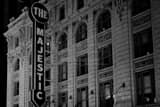 Dallas Majestic Theater Black and White Horizontal Dallas Majestic Theater black and white