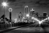 The Dallas Skyline black and white Pictures Horizontal The Dallas Skyline black and white Pictures