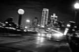 Downtown Dallas Houston Viaduct Black and White Horizontal Downtown Dallas Houston Viaduct black and white