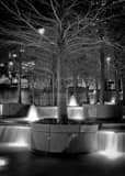 Fountain Place Fountains Black and White Vertical Fountain Place Fountains black and white