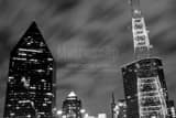 Kdfw Tower Downtown Dallas Black and White Horizontal Kdfw Tower Downtown Dallas black and white