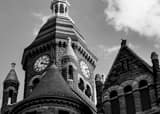 Old Red Courthouse Black and White Horizontal Old Red Courthouse black and white