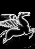Pegasus Sign Black and White Vertical Pegasus Sign black and white