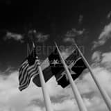 Us Texas Dallas Flags Dallas City Hall Black and White Square Us Texas Dallas Flags Dallas City Hall black and white