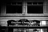 Dayton Chess Club Black and White Horizontal Dayton Chess Club black and white