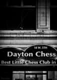 Dayton Chess Club Black and White Vertical Dayton Chess Club black and white