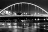 Neil Smith Bridge Over Des Moines River Black and White Horizontal Neil Smith Bridge Over Des Moines River black and white