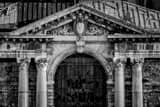 Abandoned Detroit Train Station Black and White Horizontal Abandoned Detroit Train Station black and white