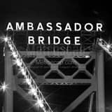 The Ambassador Bridge black and white Pictures Square The Ambassador Bridge black and white Pictures