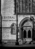 Central United Methodist Church Foxtown Black and White Vertical Central United Methodist Church Foxtown black and white