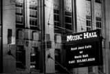 Detroit Music Hall Black and White Horizontal Detroit Music Hall black and white