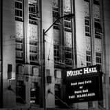 Detroit Music Hall Black and White Square Detroit Music Hall black and white