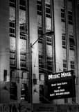 Detroit Music Hall Black and White Vertical Detroit Music Hall black and white