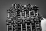 Fire Escape On Book Tower Black and White Horizontal Fire Escape On Book Tower black and white