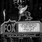 Fox Theater Black and White Square Fox Theater black and white
