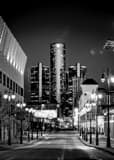 Gm Renaissance Center Black and White Vertical Gm Renaissance Center black and white