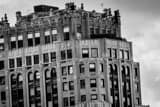 Industrial Stevens Apartments Black and White Horizontal Industrial Stevens Apartments black and white