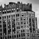 Industrial Stevens Apartments Black and White Square Industrial Stevens Apartments black and white