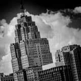 Penobscot Building Black and White Square Penobscot Building black and white