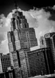 Penobscot Building Black and White Vertical Penobscot Building black and white
