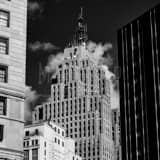 Penobscot Building Downtown Detroit Black and White Square Penobscot Building Downtown Detroit black and white