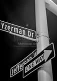Steve Yzerman Drive Black and White Vertical Steve Yzerman Drive black and white