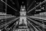 Close Up Of Tarrant County Courthouse Black and White Horizontal Close Up Of Tarrant County Courthouse black and white