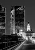 Fort Worth Texas Skyline Black and White Vertical Fort Worth Texas Skyline black and white