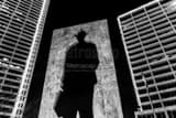 Man With Briefcase Black and White Horizontal Man With Briefcase black and white