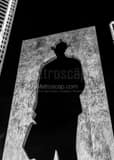 Man With Briefcase Black and White Vertical Man With Briefcase black and white