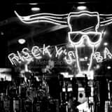 Risckys Barbeque Black and White Square Risckys Barbeque black and white