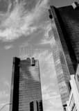 Wells Fargo Buildings Downtown Fort Worth Black and White Vertical Wells Fargo Buildings Downtown Fort Worth black and white