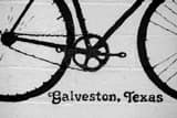 Galveston Texas Black and White Horizontal Galveston Texas black and white