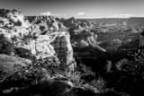 Grand Canyon South Rim Black and White Horizontal Grand Canyon South Rim black and white